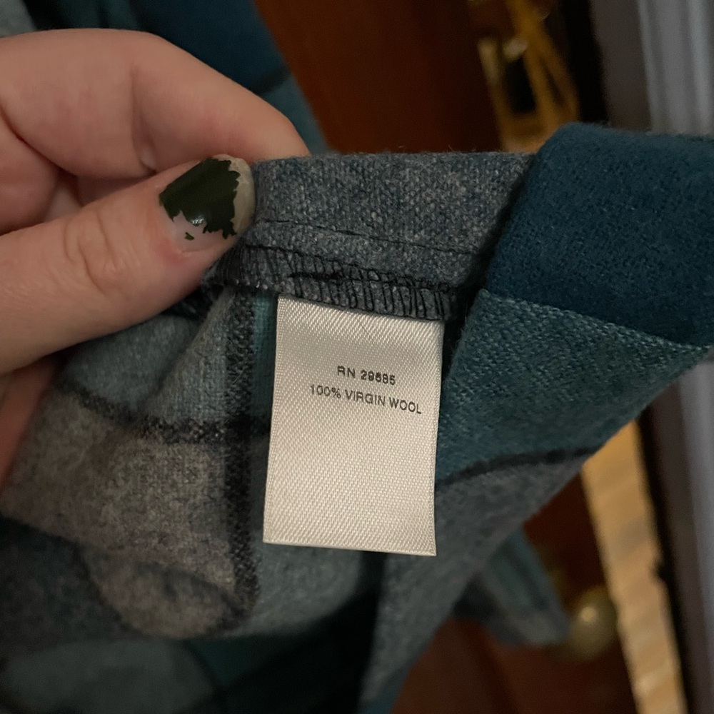 Pendleton Teal and Gray Wool Jacket - image 3